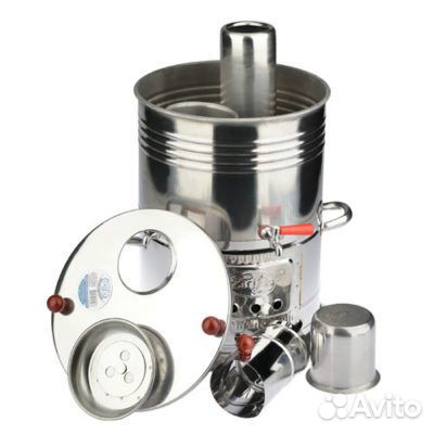 Самовар Турецкий 5 литров два крана Zarifis