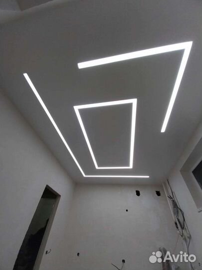 Установка натяжных потолков без выходных