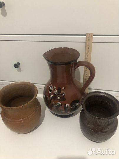 Глиняный кувшин старинный