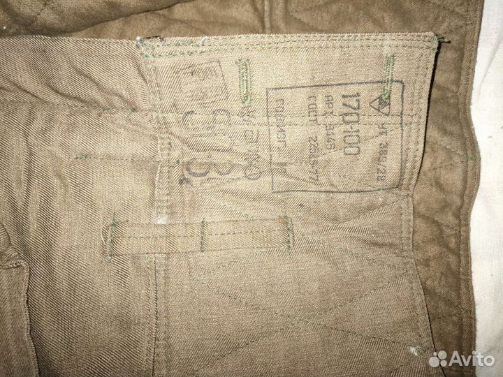 Брюки зимние ватные СССР. Размер 50 - 3