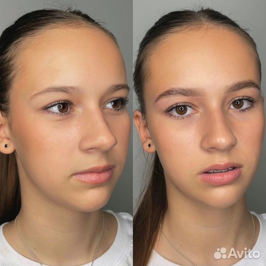 Модель на брови