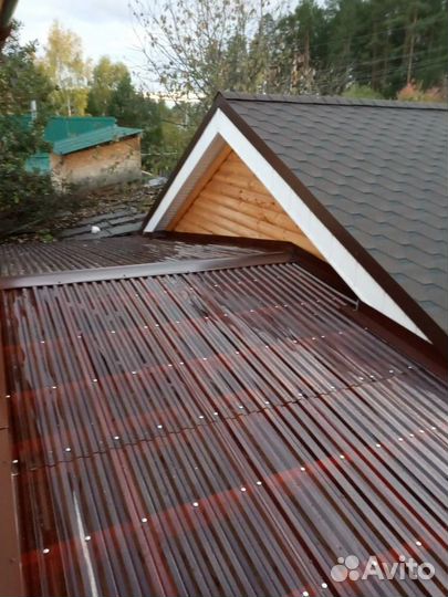 Поликарбонат, Пластиковый профнастил, пэт