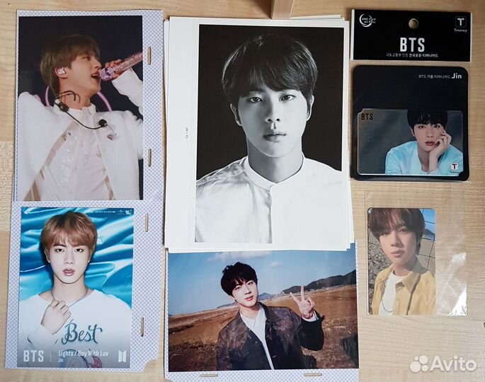 BTS карты и открытки Джин