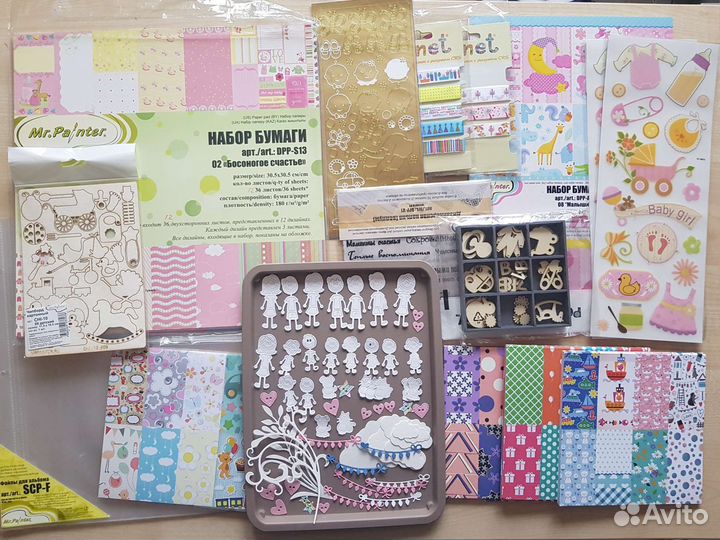 Набор для скрапбукинга. Малыши