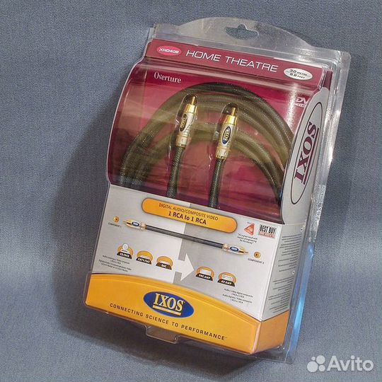 Кабель Hi-Fi Ixos 1RCA-1RCA 3 м (New)