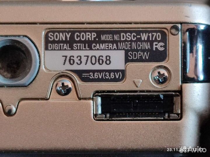 Фотоаппарат цифровой Sony