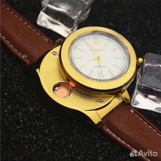 Часы зажигалка