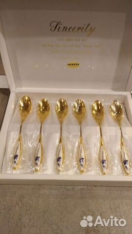 Ложка для торта, кофе. Набор новый, Япония