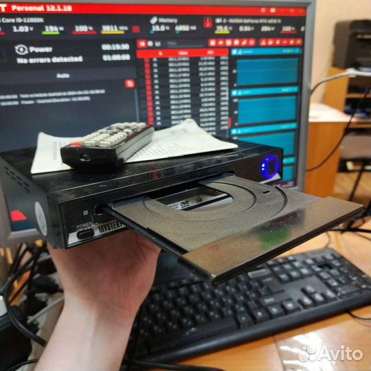 Плеер DVD/MP3/MP4(DivX) mystery MDV-727U