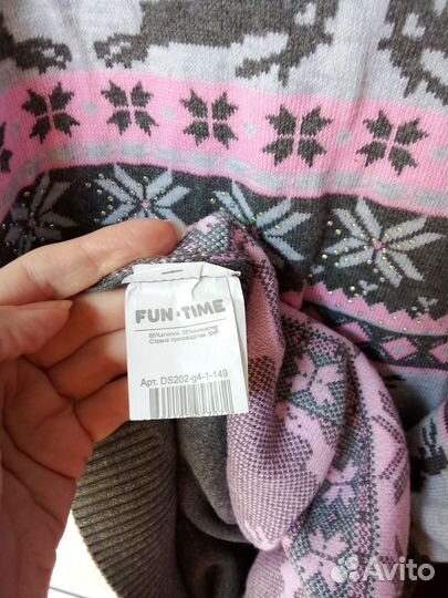 Свитер для девочки Fun Time новый