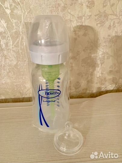 Бутылочка антиколиковая dr browns 270 мл новая