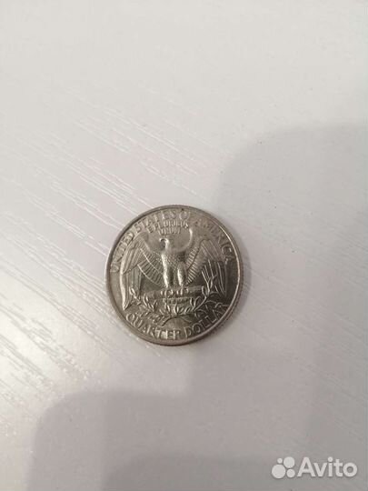 Монета перевертыш Liberty quater 1996