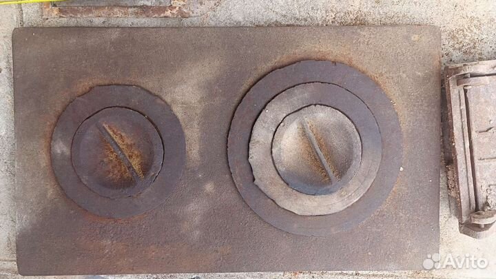 Печной набор чугун.Плита,дверцы,решетка,заслонка