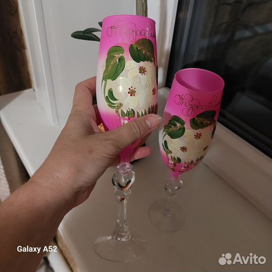 Свадебные фужеры свадебные бокалы под шампанское