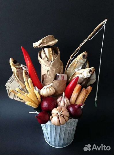 Съедобные букеты для мужчин