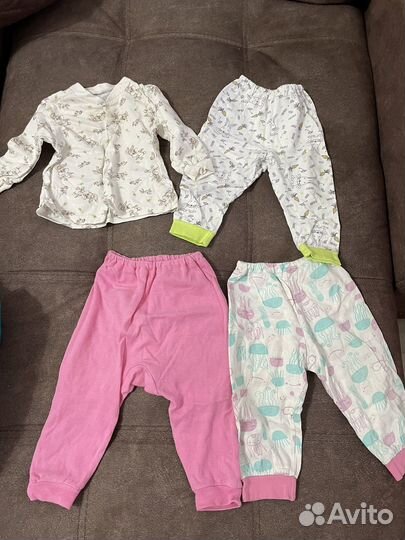 Детские вещи пакетом на девочку 80