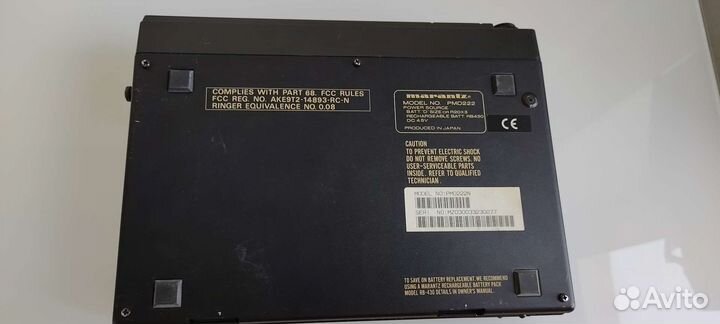 Marantz pmd222 портативный кассетный магнитофон