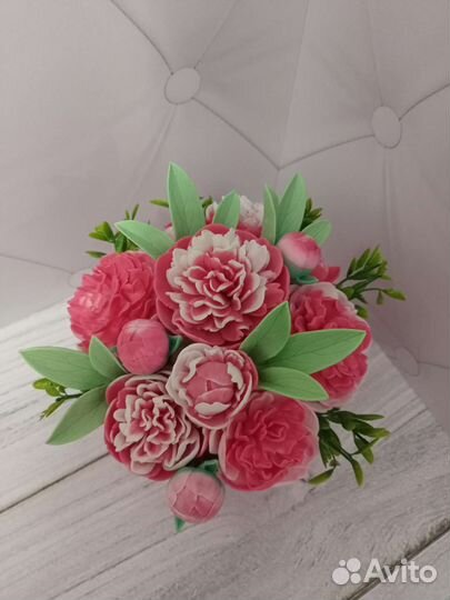 Букет цветов из мыла