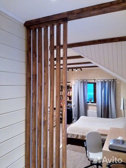 Декоративные рейки из сосны