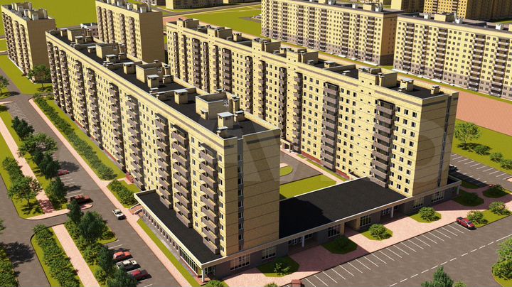 2-к. квартира, 57 м², 8/10 эт.