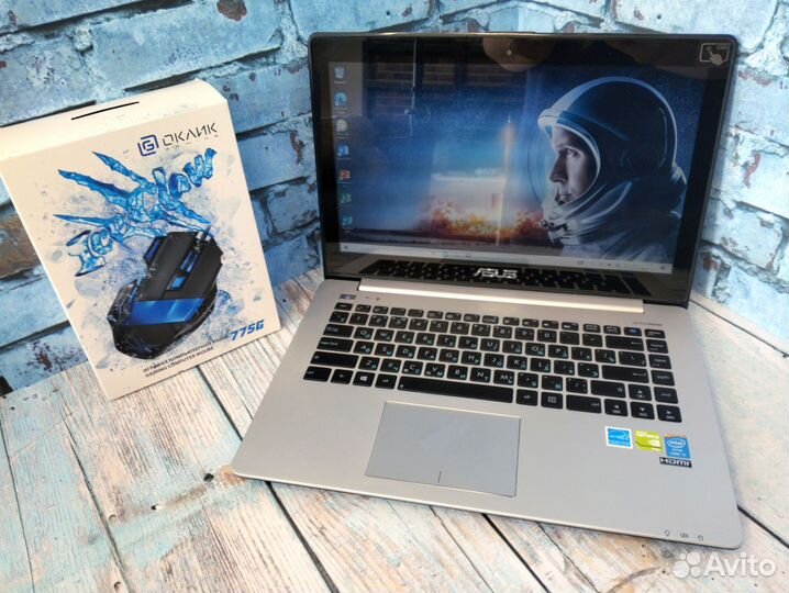 Сенсорный asus на i5/ RAM 4/ GT 740M/ SSD
