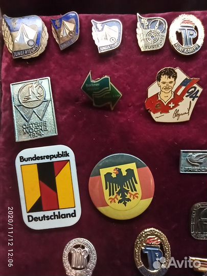 Значок Германия Гдр Фрг Австрия