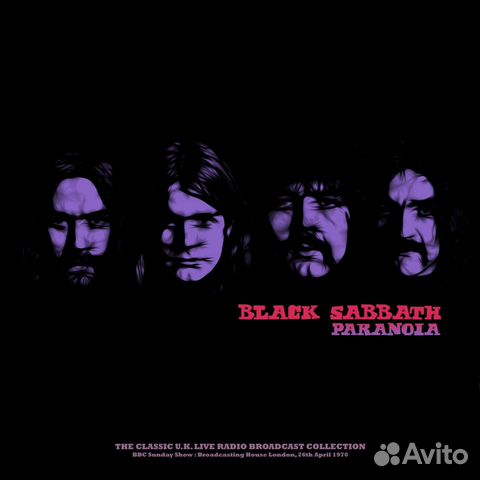 Виниловая пластинка Black Sabbath - Paranoia: BBC