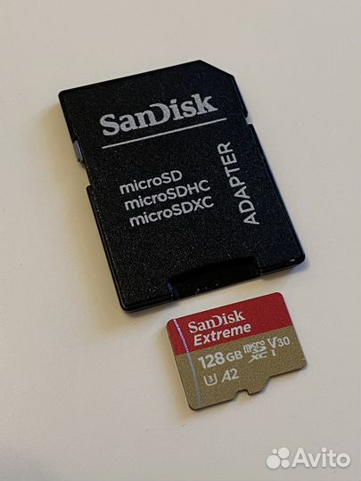 Sandisk Extreme 128Gb V30 Карта памяти micro SD XC