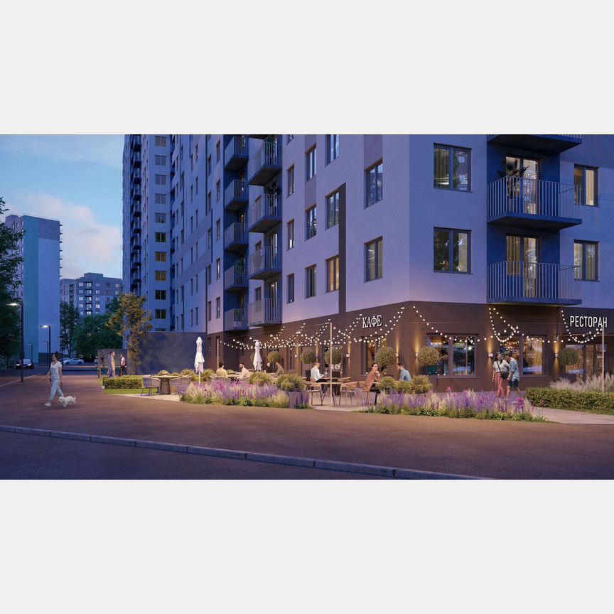 1-к. квартира, 32,8 м², 12/16 эт.