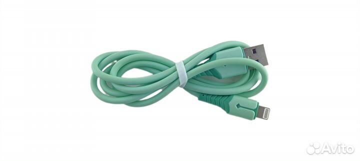 Кабель Lightning - USB 1 м. зеленый