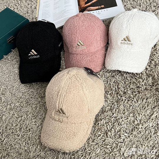 Кепка nike/ adidas, новые плюшевые