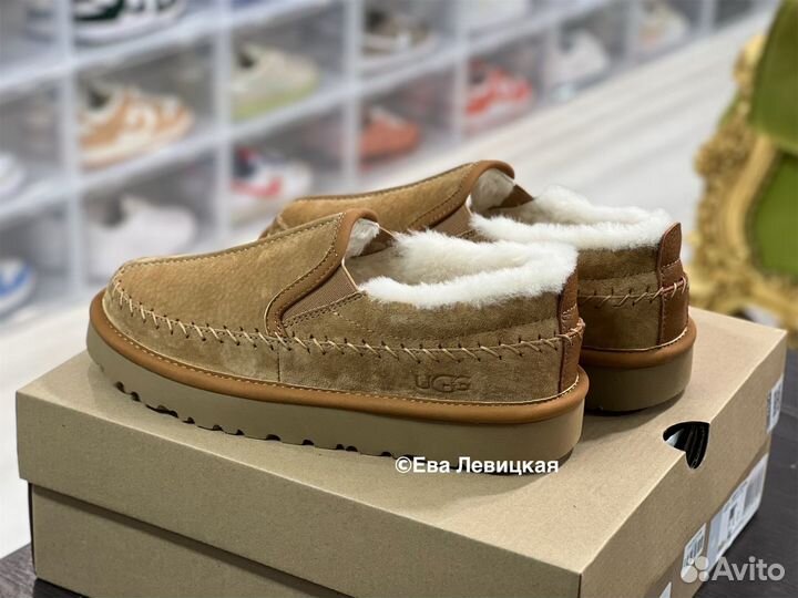 Слипоны угги Ugg Stitch Slip On Chestnut