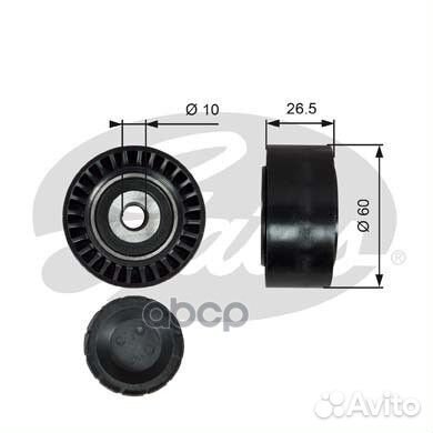 Ролик обводной приводного ремня T36190 Gates