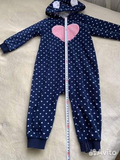 Флисовый комбинезон 86р для девочек