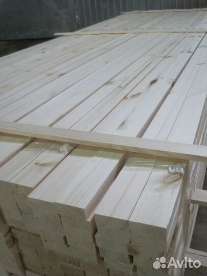 Строганная доска с фасками, еловая, сорт ав