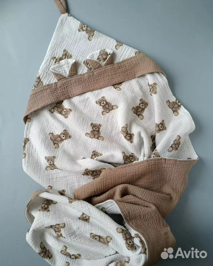 Муслиновый плед детский