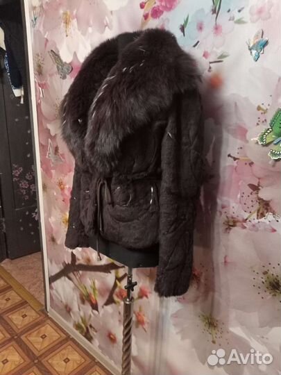 Полушубок мех кролик