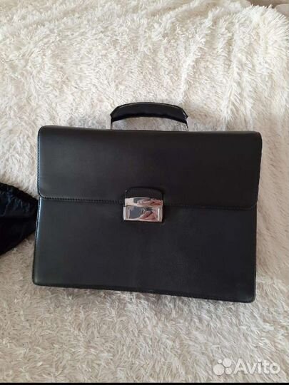 Мужской кожаный портфель Nerri Karra