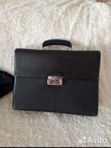 Мужской кожаный портфель Nerri Karra