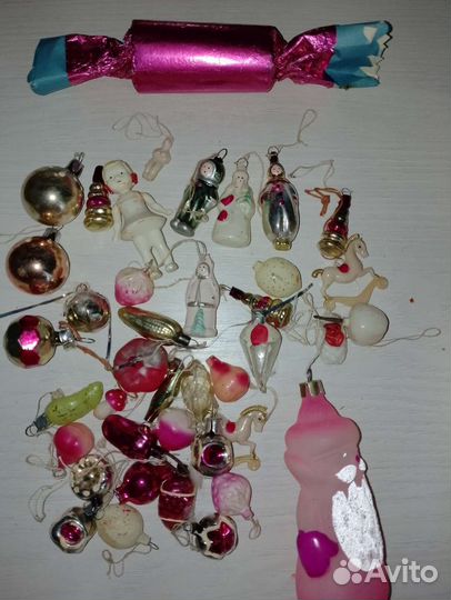 Елочные игрушки СССР малютка