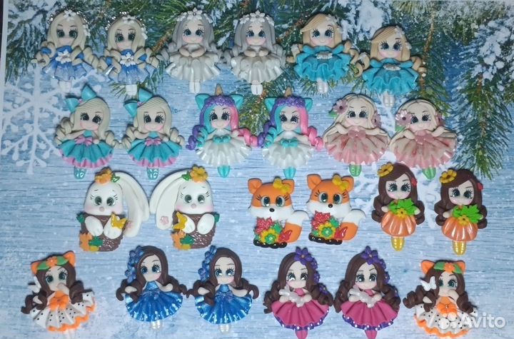 Куколки из полимерной глины