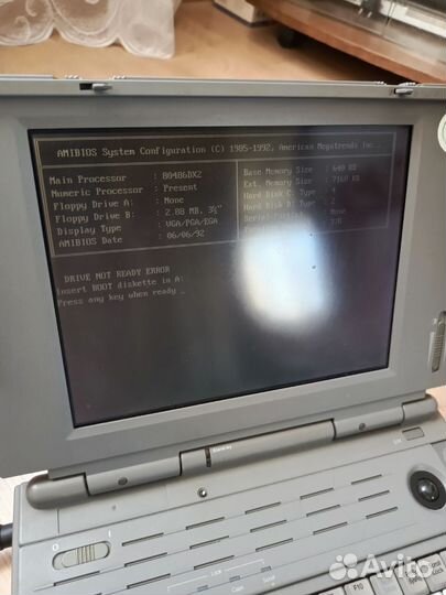 Ретро ноутбук