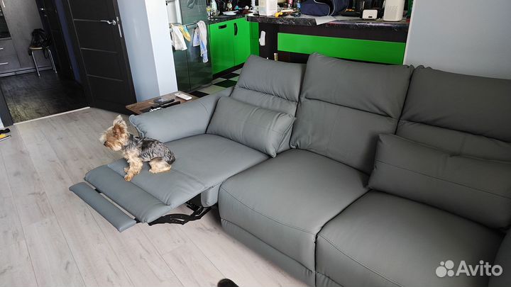 Диван Xiaomi 8H натуральная кожа с эл.реклайнерами