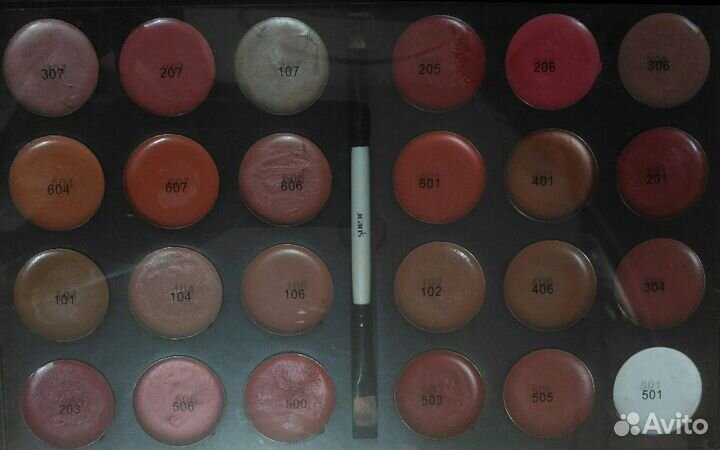 Профессиональная палитра помад на 24 цвета jeans