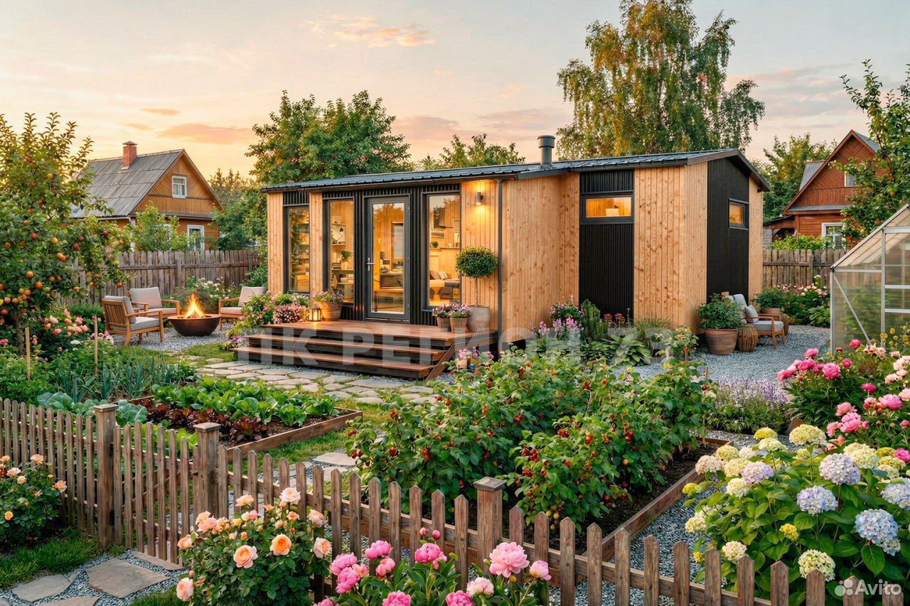 Модульный дом с баней - Вид 1