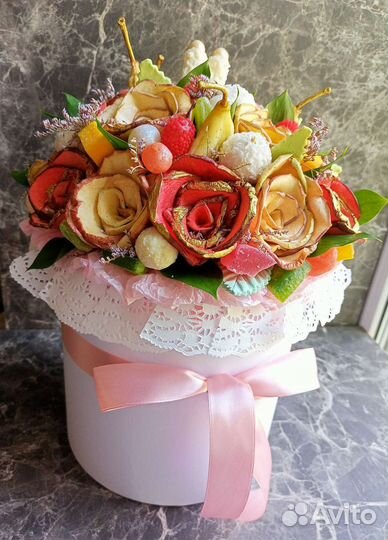 Съедобные букеты для женщин