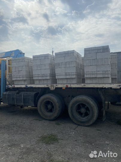 Пеплоблоки из Нальчика в упаковках