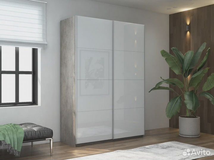 Шкаф купе Прайм 2-х дверный Дуо