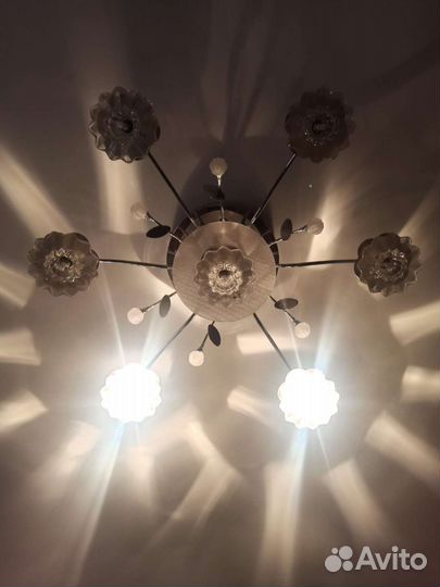 Люстра светодиодная с пультом бу