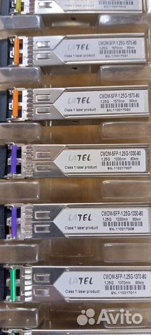 SFP cwdm 28 дБ, LC, в ассортименте